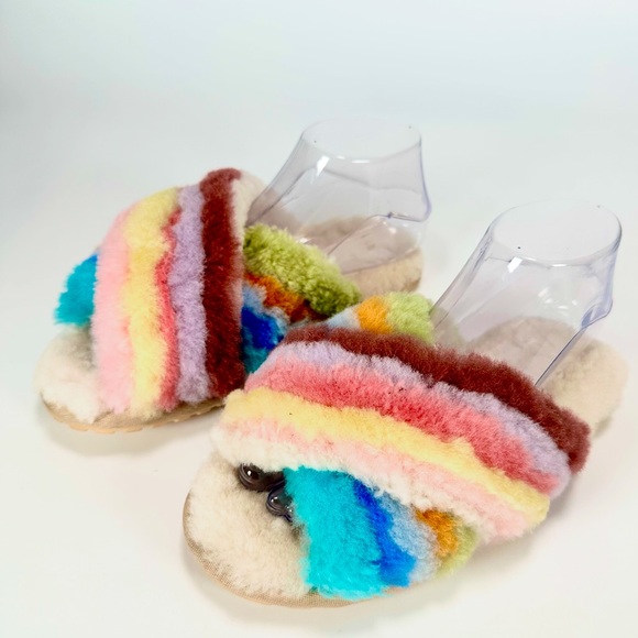 EMU Australia by Anthropologie Mayberry Rainbow Sheepskin Slipper in Multicolor - Picture 4 of 16